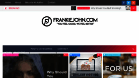 What Frankiejohn.com website looked like in 2017 (6 years ago)