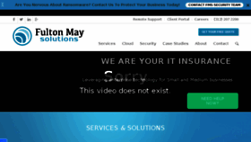 What Fultonmay.com website looked like in 2017 (6 years ago)