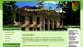 What Fredersdorf-vogelsdorf.de website looked like in 2017 (6 years ago)