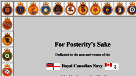 What Forposterityssake.ca website looked like in 2017 (6 years ago)