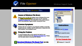 What Fileopener.com website looked like in 2017 (6 years ago)