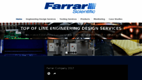 What Farrarscientific.com website looked like in 2017 (6 years ago)