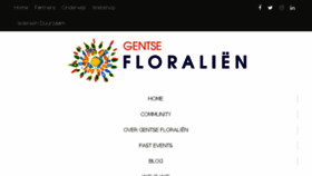What Floralien.be website looked like in 2017 (6 years ago)