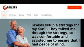 What Fawkesfs.com.au website looked like in 2017 (6 years ago)
