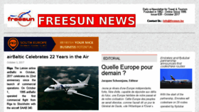 What Freesun.be website looked like in 2017 (6 years ago)