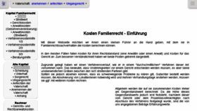 What Familienrecht-kosten.de website looked like in 2017 (6 years ago)
