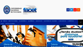 What Facet.unt.edu.ar website looked like in 2017 (6 years ago)