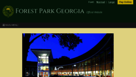 What Forestparkga.org website looked like in 2017 (6 years ago)