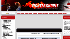 What Fightershop.lt website looked like in 2017 (6 years ago)