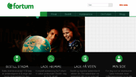 What Fortum.no website looked like in 2017 (6 years ago)