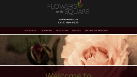 What Flowersonthesquare.net website looked like in 2017 (6 years ago)