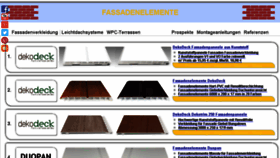 What Fassadenelemente.net website looked like in 2017 (8 years ago)