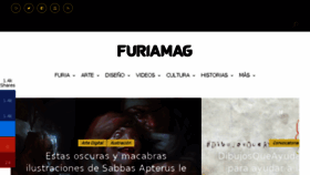 What Furiamag.com website looked like in 2017 (6 years ago)