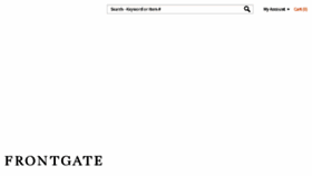 What Frontgate.com website looked like in 2017 (6 years ago)