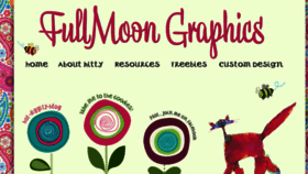 What Fullmoongraphics.com website looked like in 2017 (6 years ago)