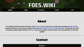 What Foes.wiki website looked like in 2017 (6 years ago)