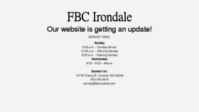 What Fbcirondale.com website looked like in 2017 (6 years ago)