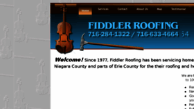 What Fiddlerroofing.com website looked like in 2017 (6 years ago)