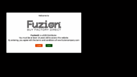 What Fuzioncompany.com website looked like in 2017 (6 years ago)