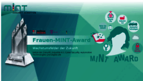 What Frauen-mint-award.de website looked like in 2017 (6 years ago)