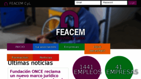 What Feacemcyl.org website looked like in 2017 (6 years ago)