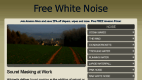 What Freewhitenoise.com website looked like in 2017 (6 years ago)
