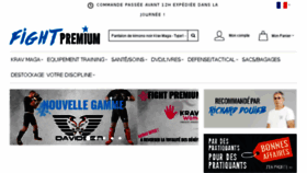 What Fightpremium.com website looked like in 2017 (6 years ago)
