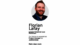 What Florian-lafay.de website looked like in 2017 (6 years ago)
