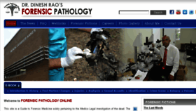 What Forensicpathologyonline.com website looked like in 2017 (6 years ago)