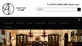 What Furniturebyabd.com website looked like in 2017 (6 years ago)