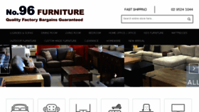 What Furniture96.com.au website looked like in 2017 (6 years ago)