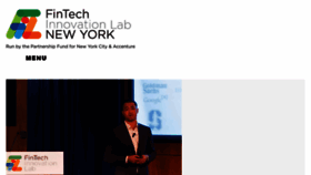 What Fintechinnovationlabnyc.com website looked like in 2017 (6 years ago)