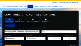 What Flights.expedia.com website looked like in 2017 (6 years ago)