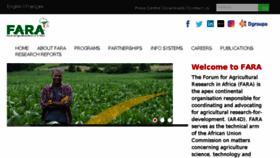 What Faraafrica.org website looked like in 2017 (6 years ago)