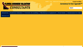 What Floridabusinessvaluation.com website looked like in 2017 (6 years ago)