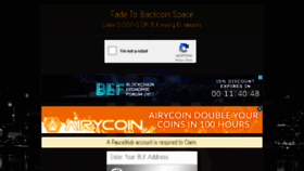 What Fadetoblk.space website looked like in 2017 (6 years ago)