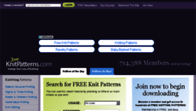 What Free-babyknitpatterns.com website looked like in 2017 (6 years ago)