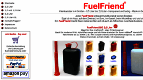 What Fuelfriend.de website looked like in 2017 (6 years ago)