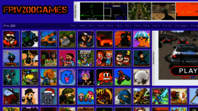 What Friv200games.net website looked like in 2017 (6 years ago)