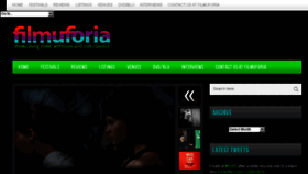 What Filmuforia.co.uk website looked like in 2017 (6 years ago)