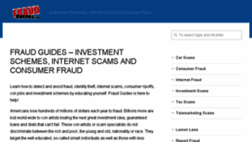What Fraudguides.com website looked like in 2017 (6 years ago)