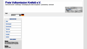 What Freie-volksmission.de website looked like in 2017 (6 years ago)