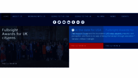 What Fulbright.org.uk website looked like in 2017 (7 years ago)