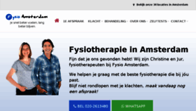 What Fysio-amsterdamcentrum.com website looked like in 2017 (6 years ago)