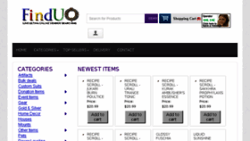 What Finduo.com website looked like in 2017 (6 years ago)