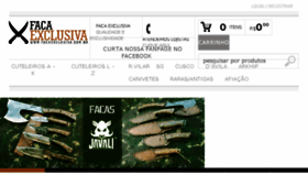 What Facaexclusiva.com.br website looked like in 2017 (6 years ago)