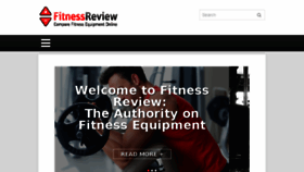 What Fitnessreview.co.uk website looked like in 2017 (6 years ago)