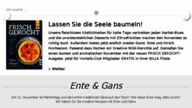What Frischgekocht.billa.at website looked like in 2017 (6 years ago)