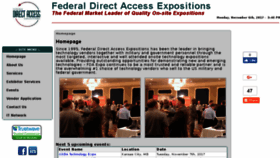 What Fdaexpo.com website looked like in 2017 (6 years ago)