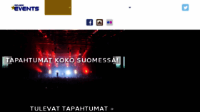 What Finlandevents.fi website looked like in 2017 (6 years ago)